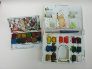 watercolors sets 1 by niftynotebook on Flickr