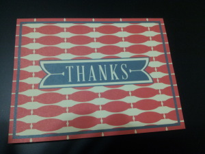 Thank you card