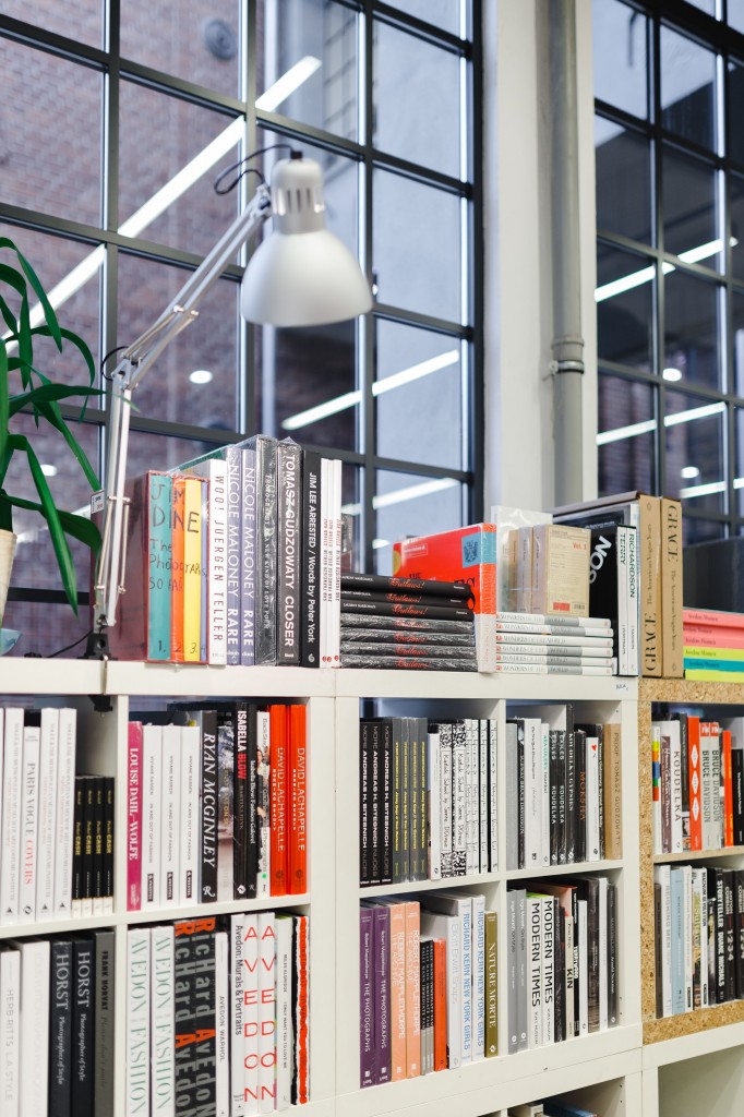 bookstore shelves